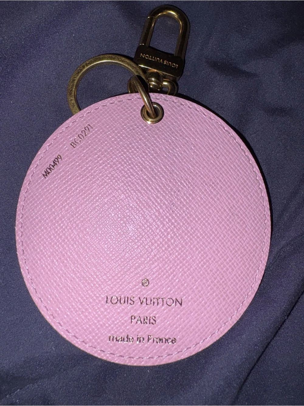 LOUIS VUITTON Monogram Porte Cre Illustre Key Ring M00499 LV Auth 73789A Japan